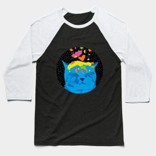 gato espacial Baseball T-Shirt